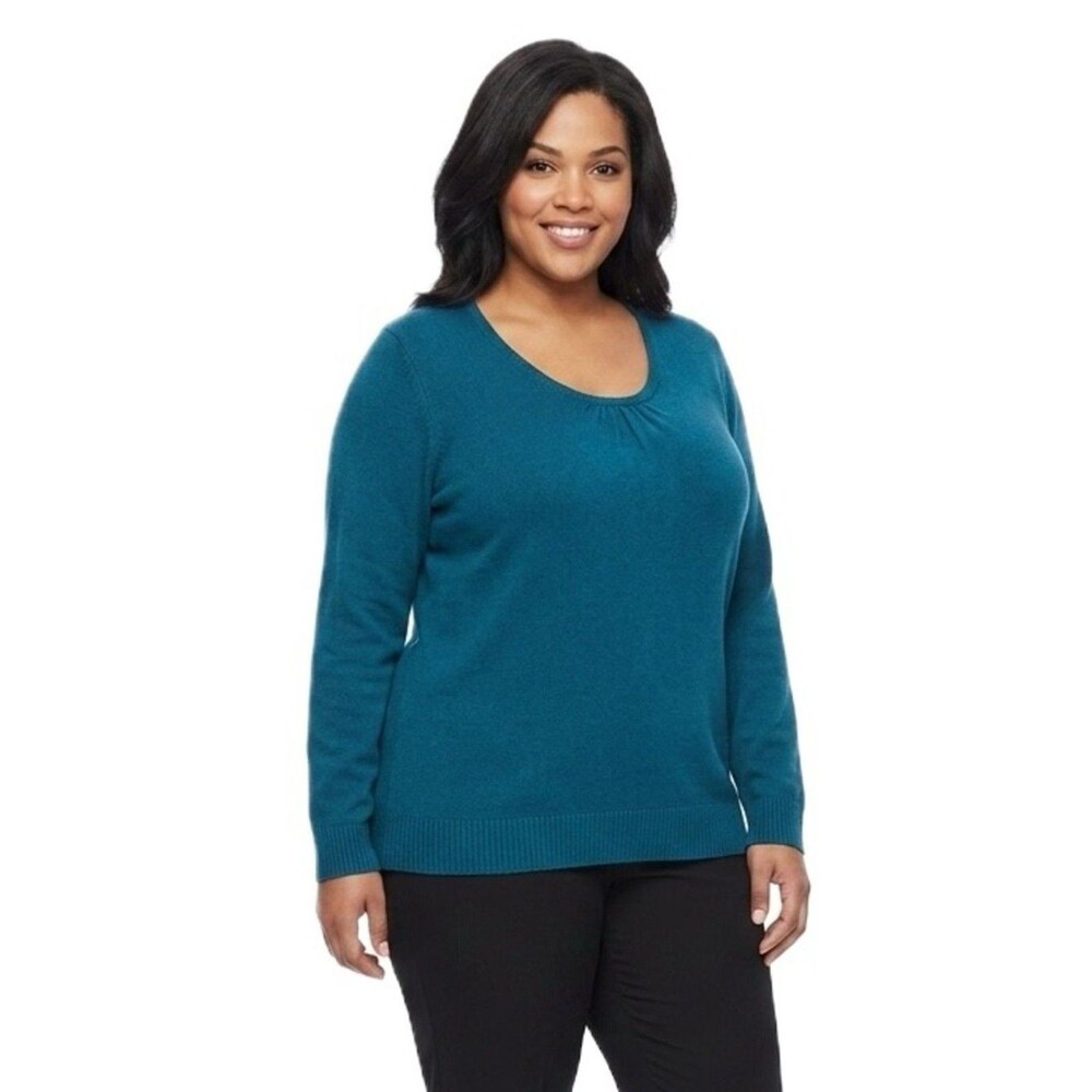 Just My Size Venice Blue Long Sleeves Sweater size 2X